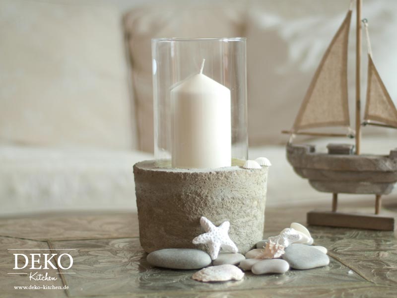 DIY: Coole Deko-Vase mit Betonsockel – Deko-Kitchen: Schöne Deko selber  machen