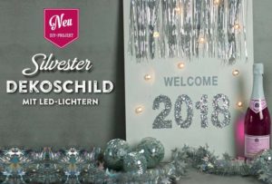 DIY: beleuchtetes Dekoschild für Silvester 2018 – Deko-Kitchen